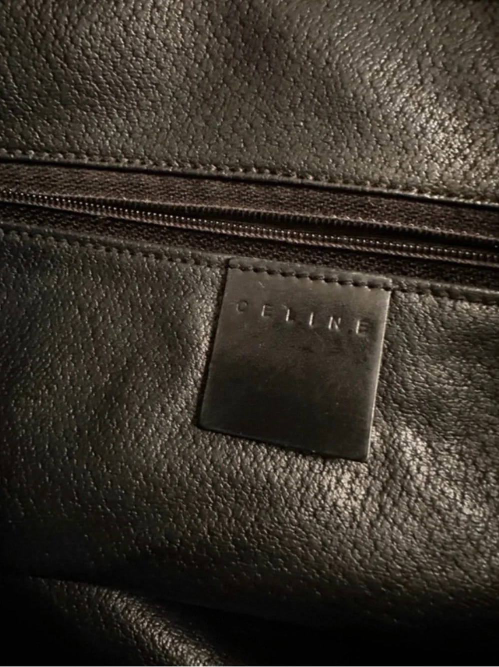 Celine Black Macadam Canvas Tote